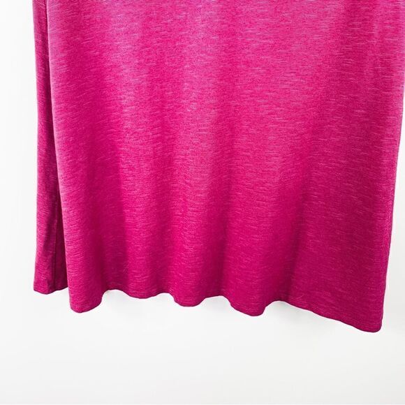 Horny Toad Organic Cotton‎ Magenta Pink Cross-over Dress M - Picture 4 of 11